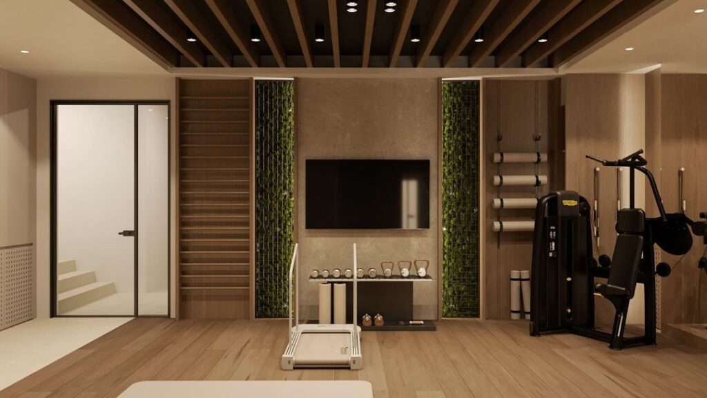 Flooring of home gym