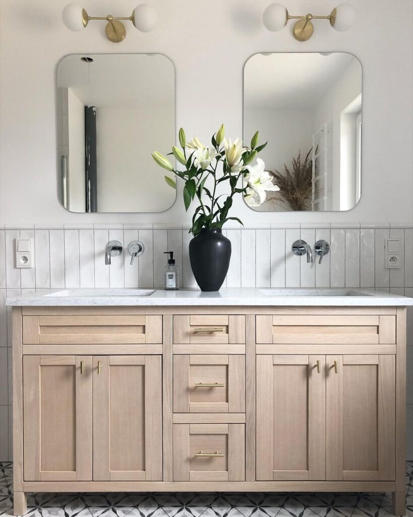 Double sink vanity design ideas