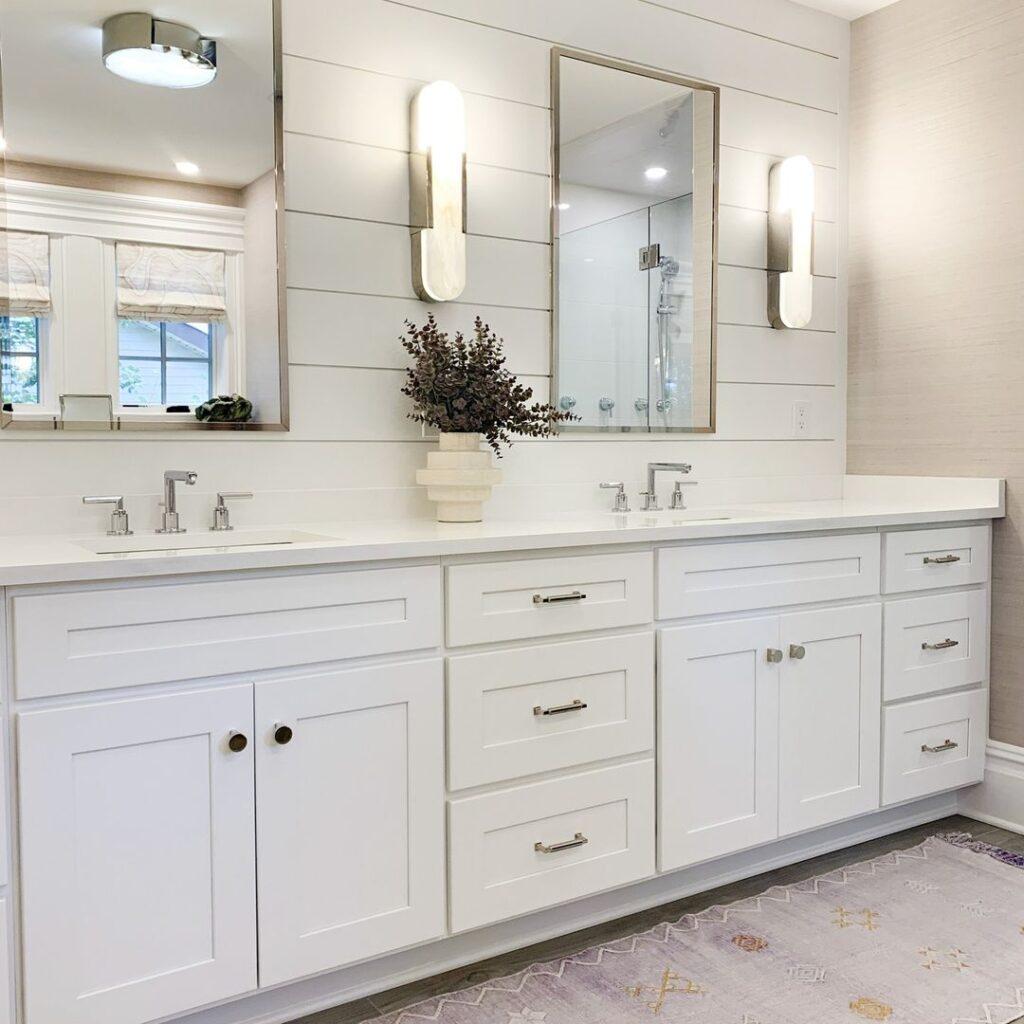 Double sink vanity design ideas