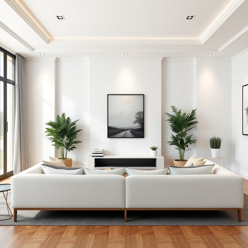 White wall design- the timeless design