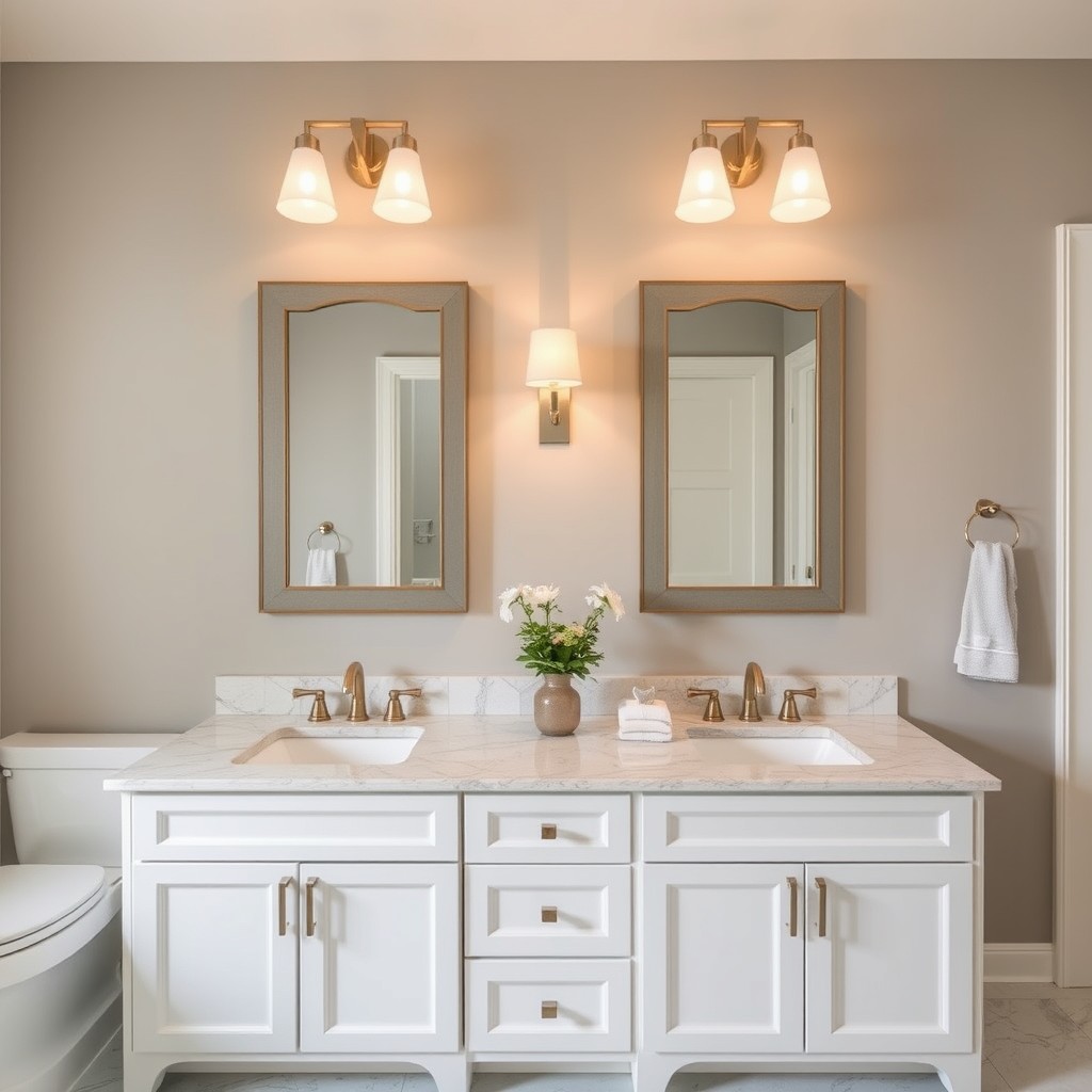 Double sink vanity design ideas