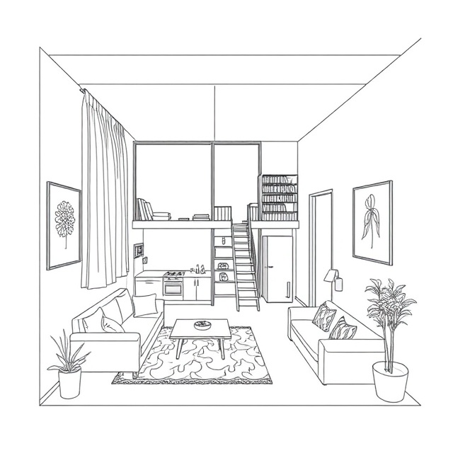 Studio apartment, studio apartment design ideas, how to design a studio apartment? studio apartment design guide