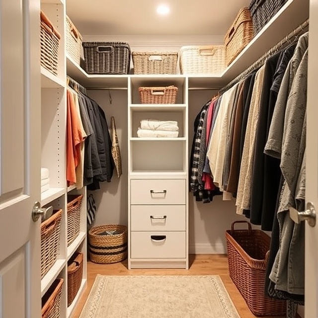 walk-in-closet, how to organize a walk-in-closet, steps to organize walk-in-closet, organizing walk-in-closet