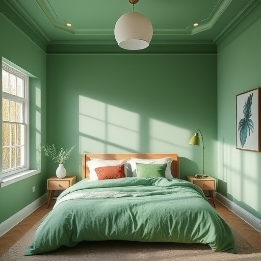 green bedroom, bedroom color ideas, bedroom color ideas that will make you happier, best bedroom colors, best bedroom color ideas