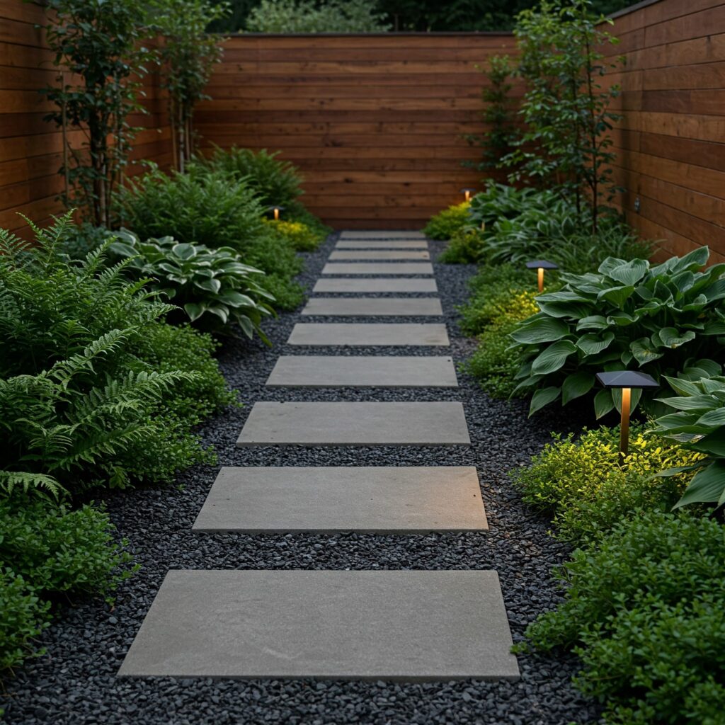 Gravel DIY patio paver ideas