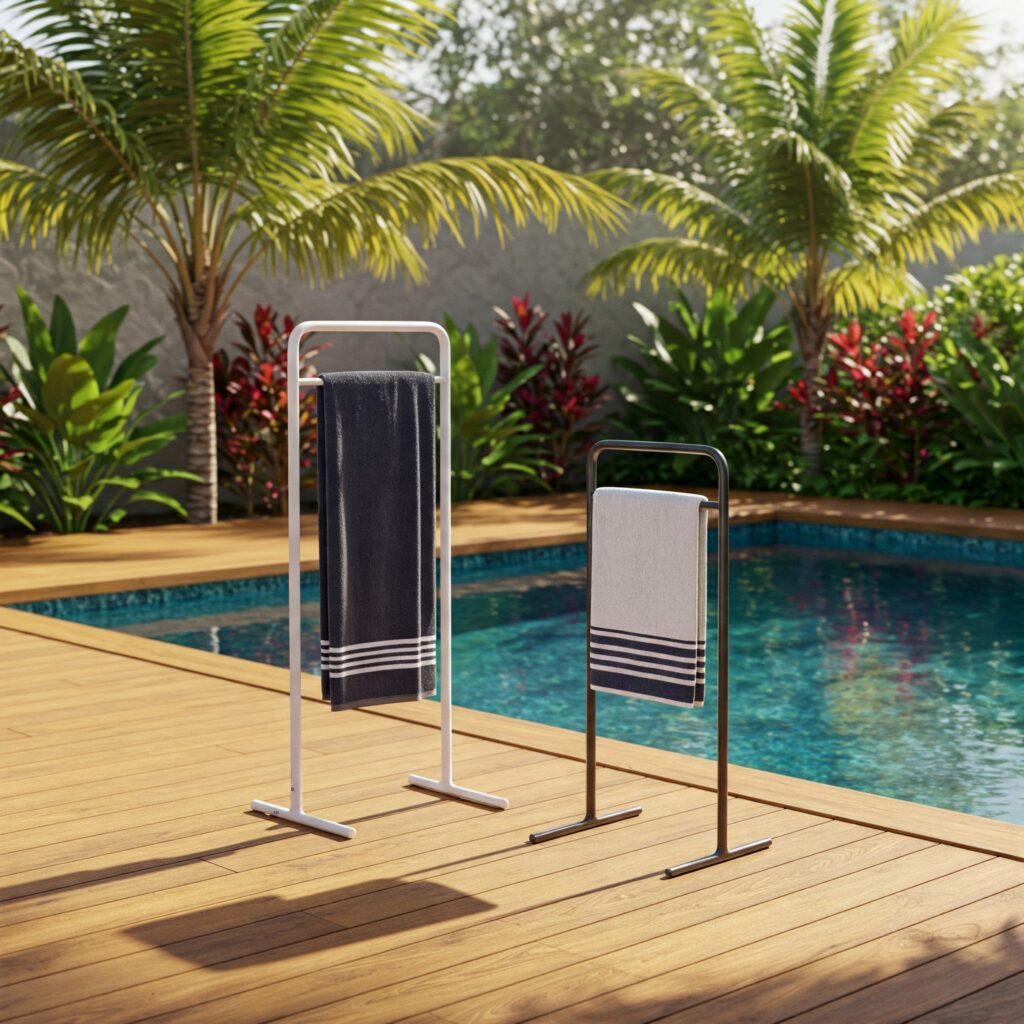 Pool Towel Hooks Easy Installation