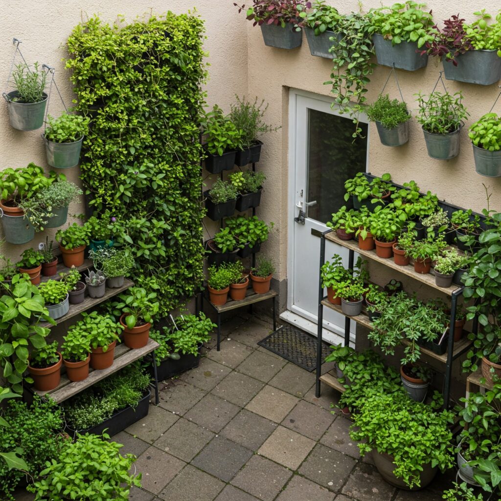 Small front patio your best planters
