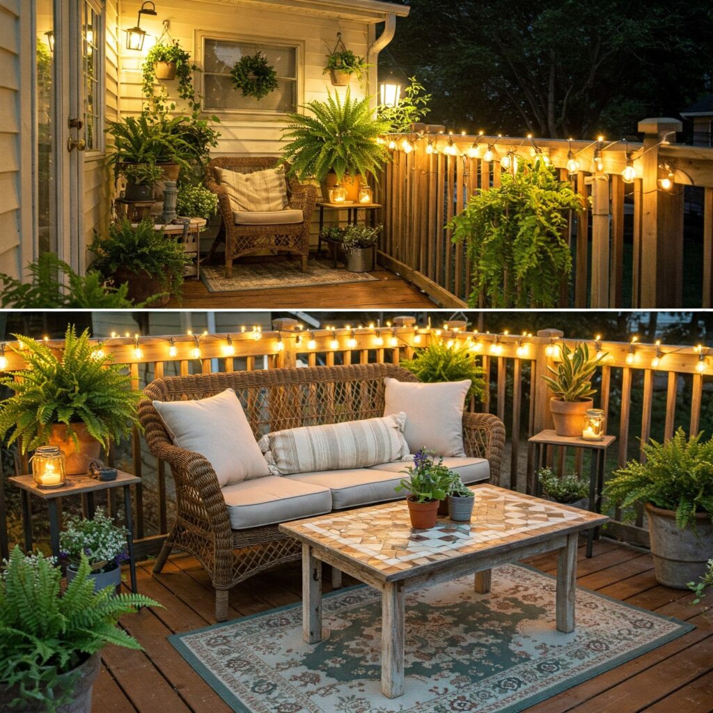 Small front patio beautiful decor that will look pleasing