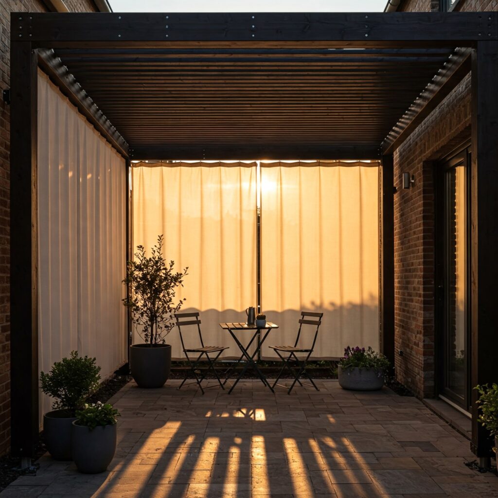 small patio design shade ideas