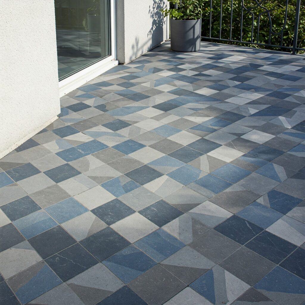 small patio design flooring ideas