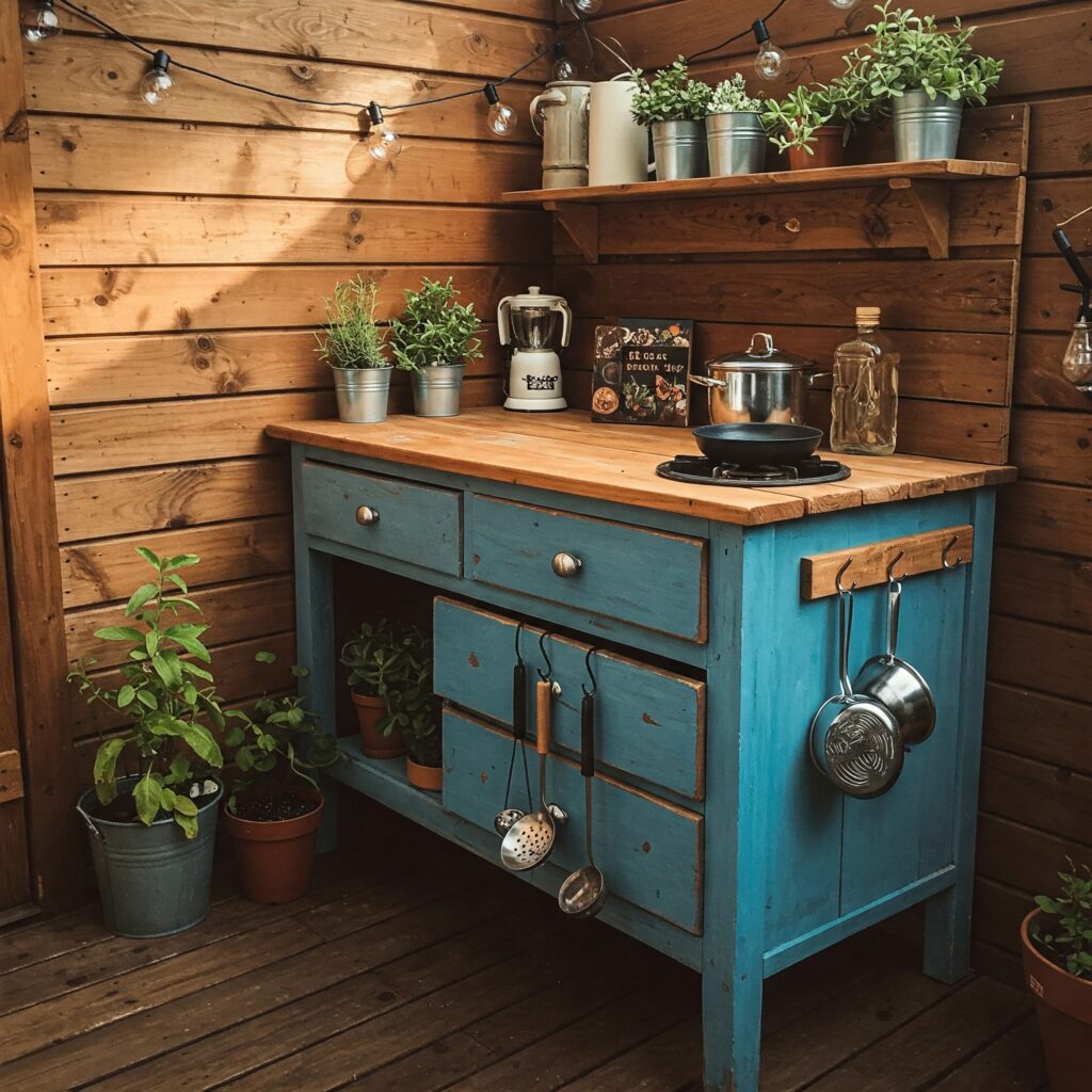 Cheap Outdoor Kitchen Ideas for Small Spaces