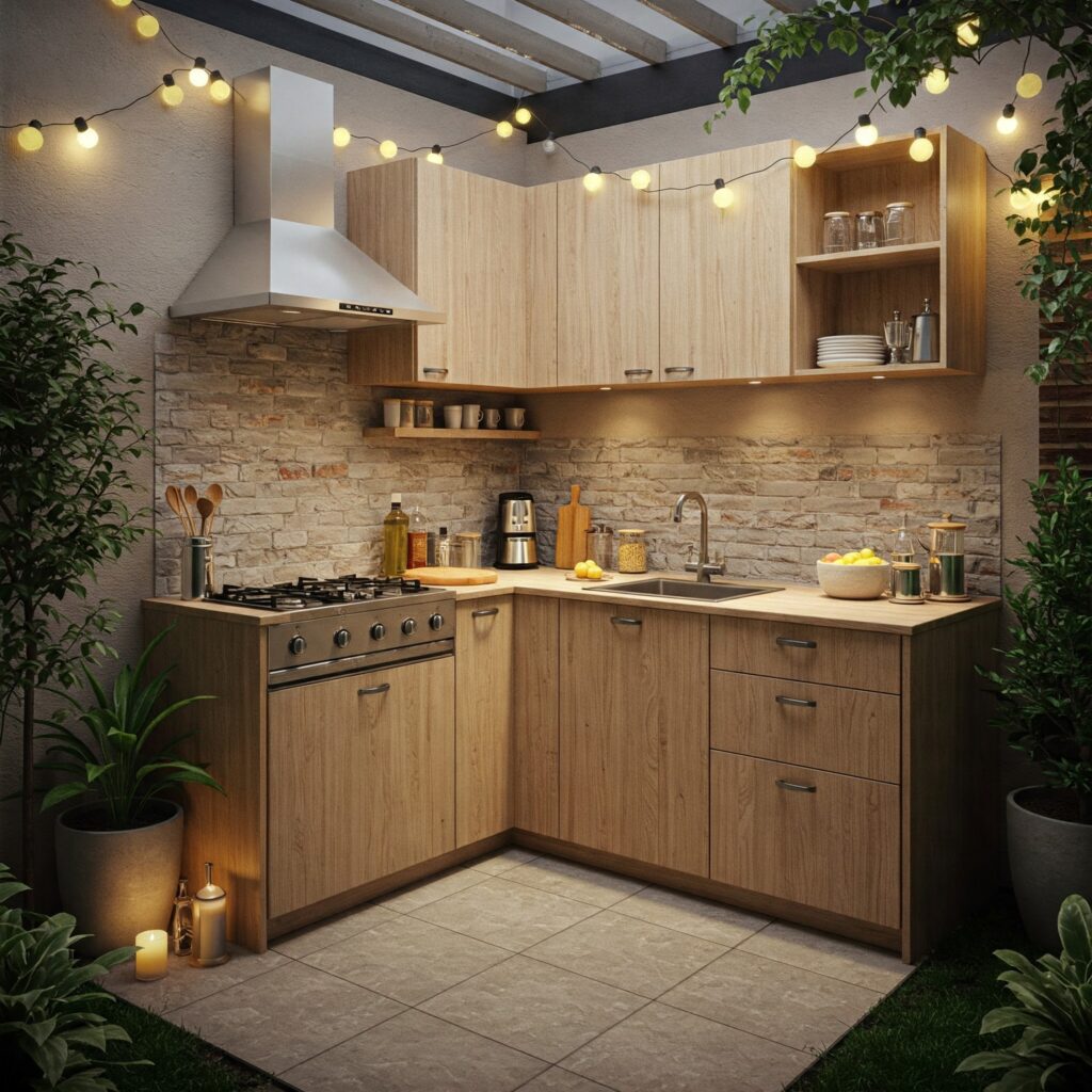 Cheap Outdoor Kitchen Ideas for Small Spaces