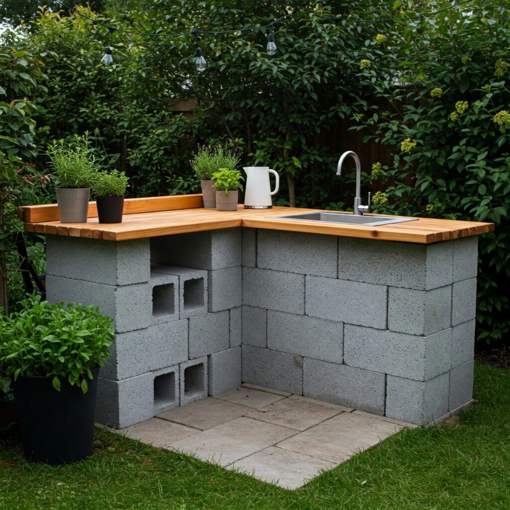 Cheap Outdoor Kitchen Ideas for Small Spaces