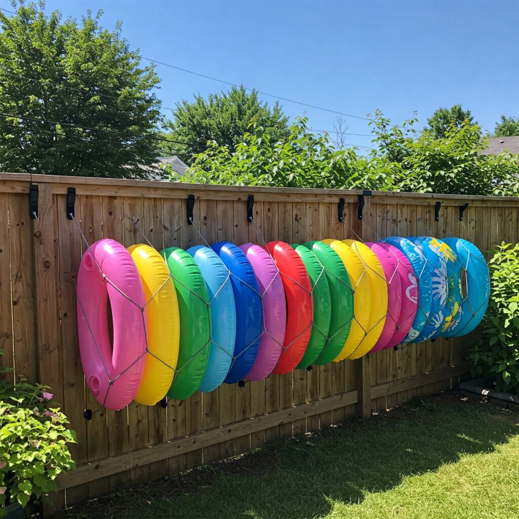 Pool Float Storage Ideas