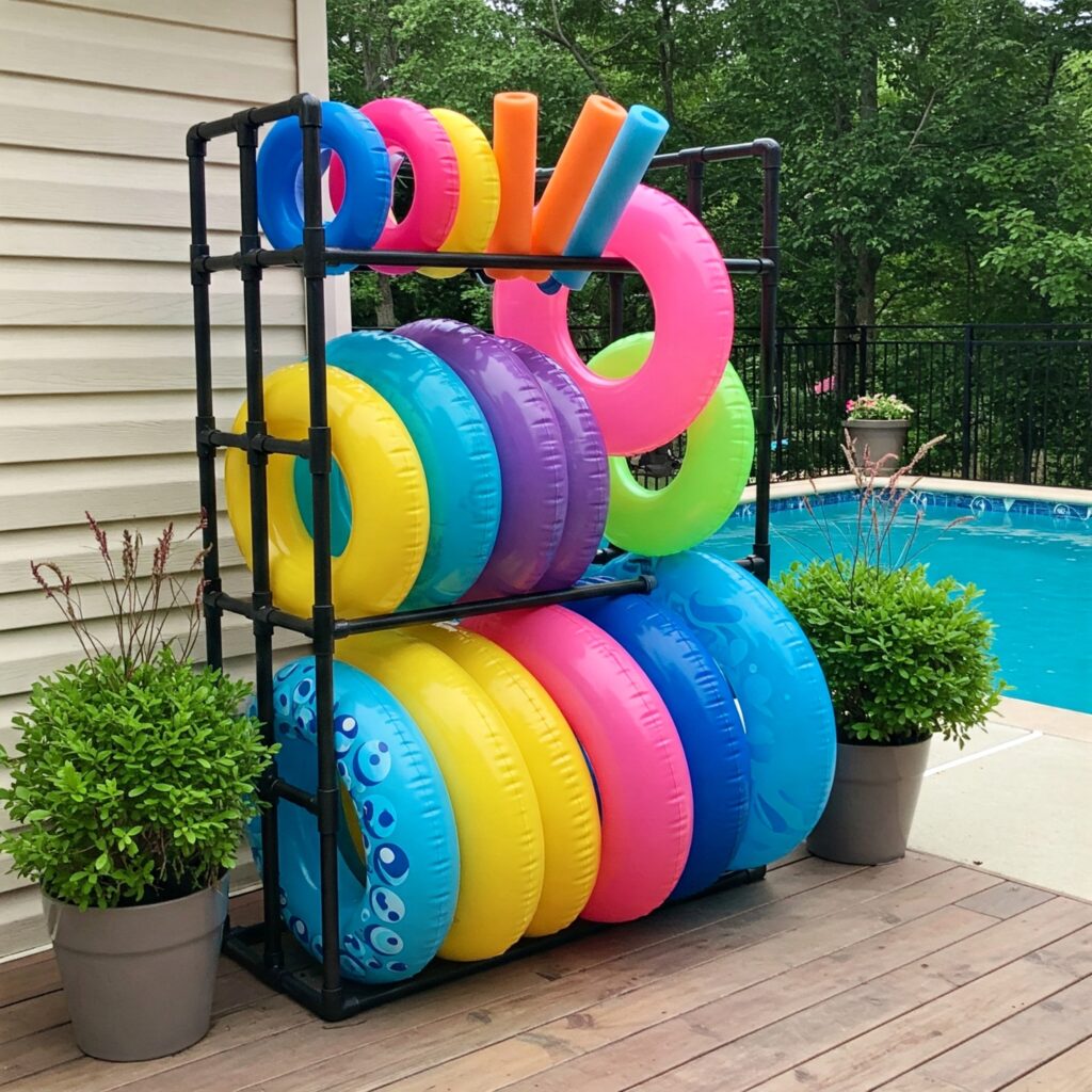 Pool Float Storage Ideas