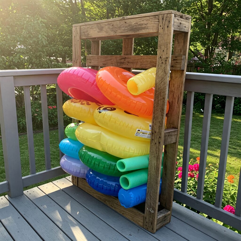 Pool Float Storage Ideas