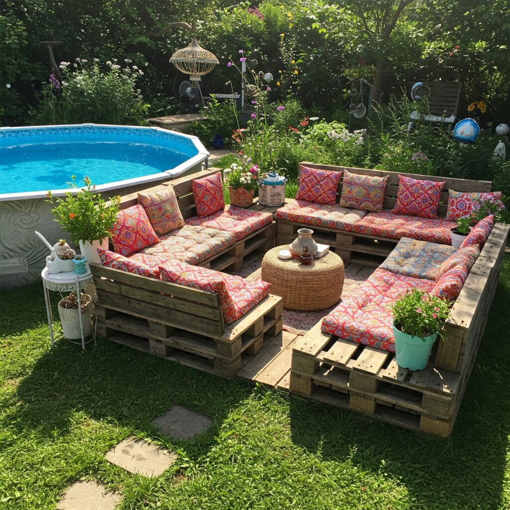 Small Pool Deck Ideas Budget-Friendly Pallet Deck