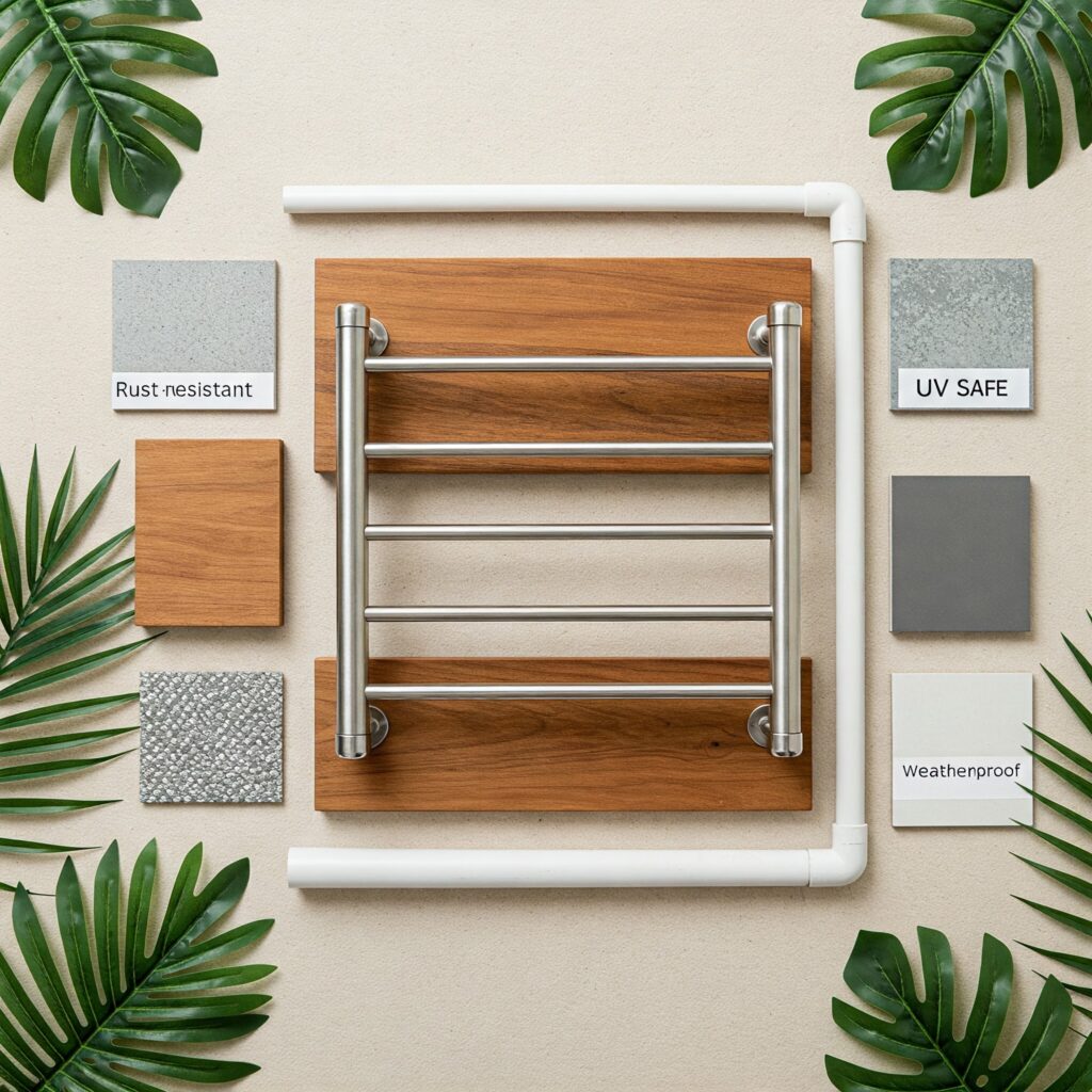 Freestanding Towel Rack