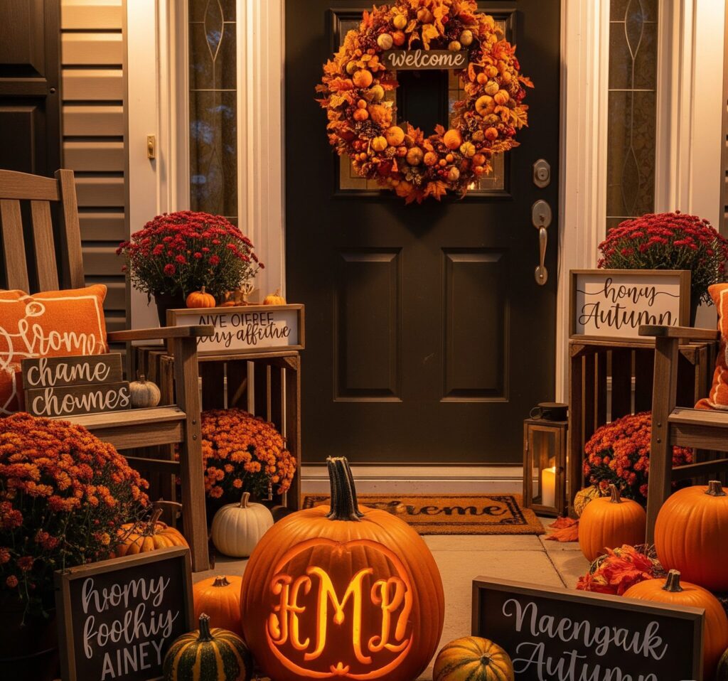 fall front porch decor ideas easy diy