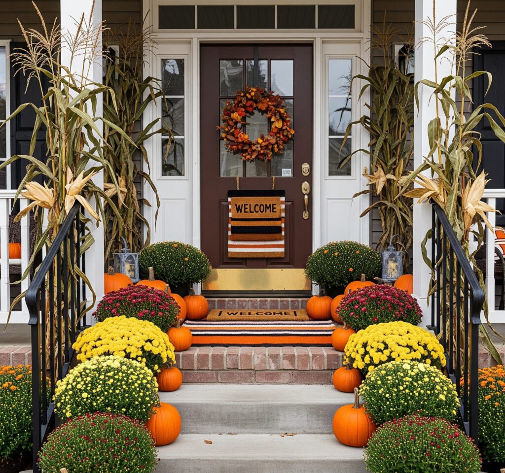 fall front porch decor ideas easy diy